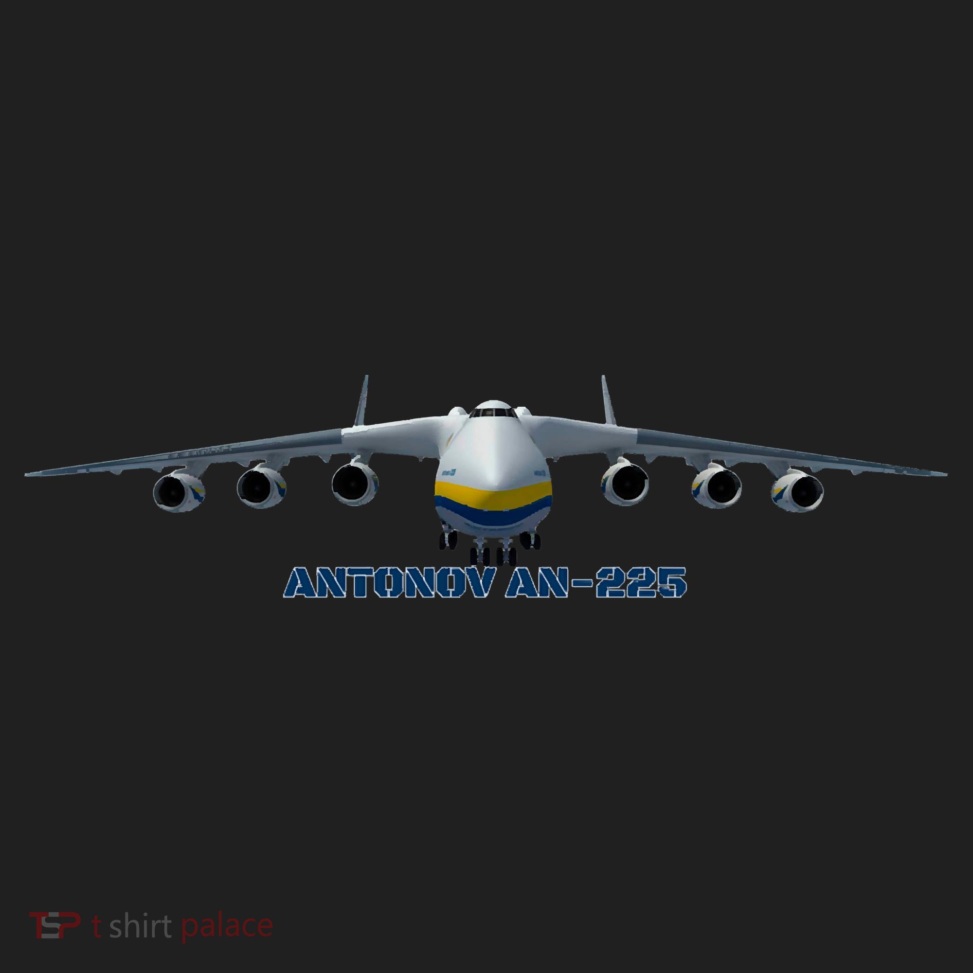 An225 Antonov Cargo Jet Plane Mriya Front Profile Beanie