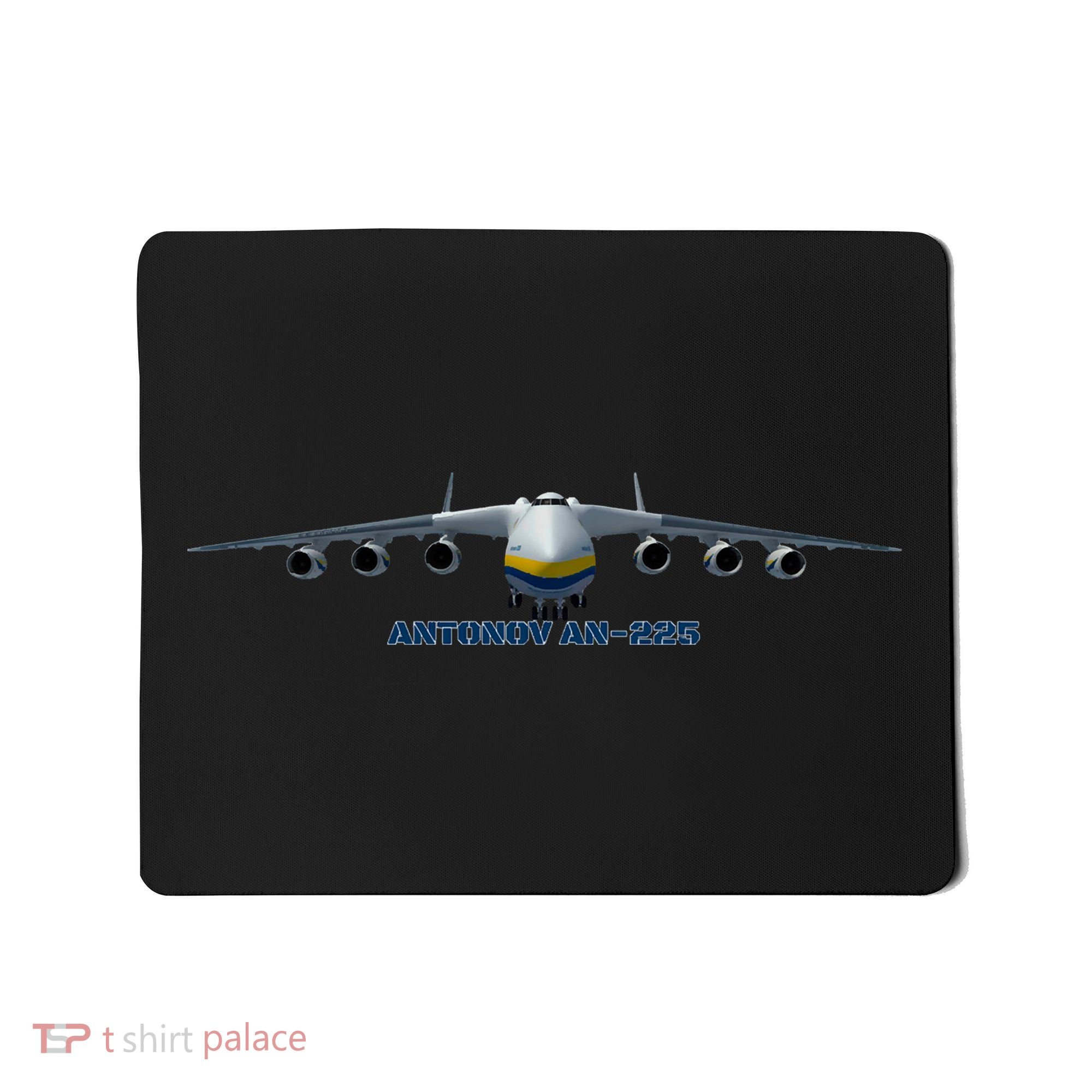 An225 Antonov Cargo Jet Plane Mriya Front Profile Mousepad