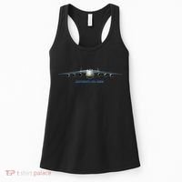 An225 Antonov Cargo Jet Plane Mriya Front Profile Women's Tank Top thumb 0