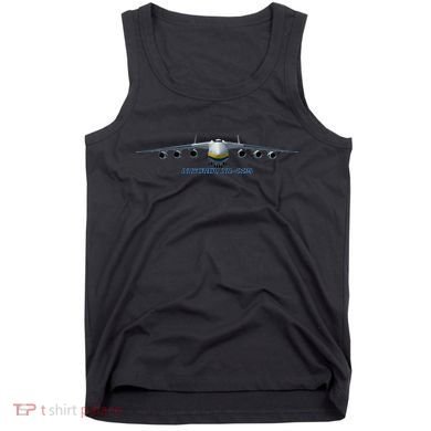 An225 Antonov Cargo Jet Plane Mriya Front Profile Tank Top