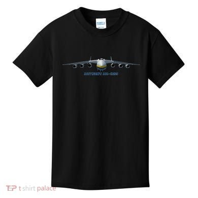 An225 Antonov Cargo Jet Plane Mriya Front Profile Kids T-Shirt