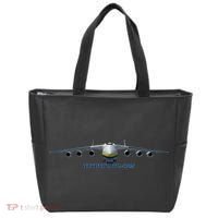 An225 Antonov Cargo Jet Plane Mriya Front Profile Tote Bag thumb 0