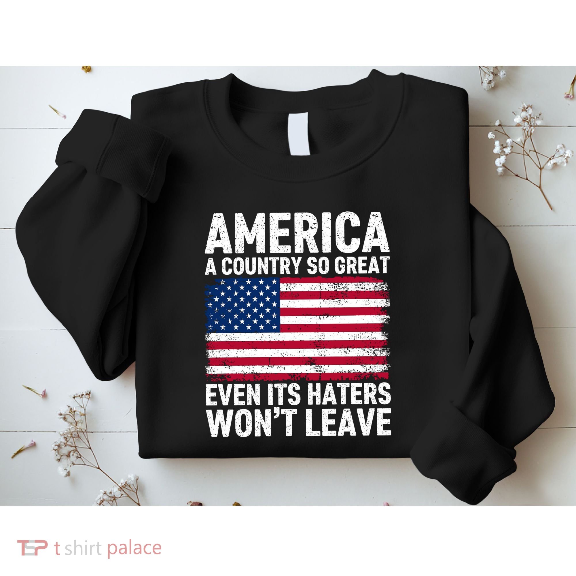 America A Country So Great Even Its Haters Wont Leave Sweatshirt