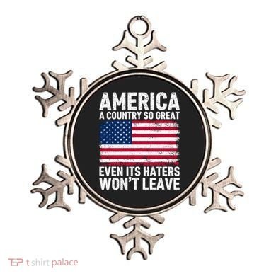 America A Country So Great Even Its Haters Wont Leave Ornament