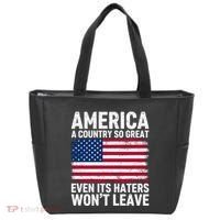 America A Country So Great Even Its Haters Wont Leave Tote Bag thumb 0