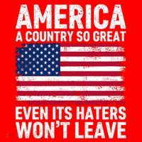 America A Country So Great Even Its Haters Wont Leave Santa Hat thumb 1