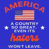America A Country So Great Even Its Haters Wont Leave Women's Tank Top thumb 5