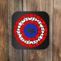 Autism Awareness Captain Puzzle Shield Coaster thumb 0