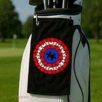 Autism Awareness Captain Puzzle Shield Golf Towel thumb 2
