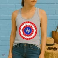Autism Awareness Captain Puzzle Shield Women's Tank Top thumb 2