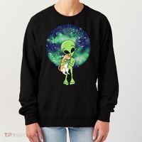 Alien And Cat Women's Sweatshirt thumb 0
