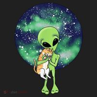 Alien And Cat Women's Sweatshirt thumb 2