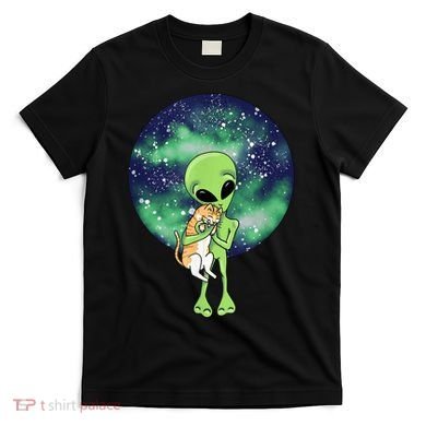 Alien And Cat T-Shirt