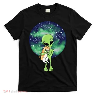 Alien And Cat T-Shirt