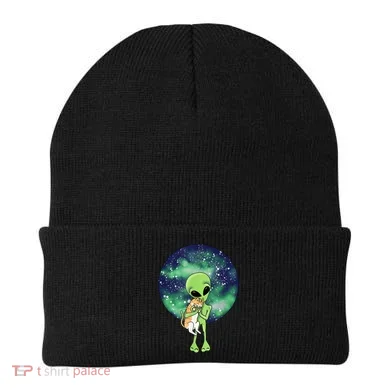 Alien And Cat Beanie