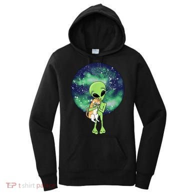 Alien And Cat Women's Hoodie