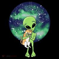 Alien And Cat Women's Hoodie thumb 2