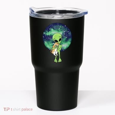 Alien And Cat Tumbler