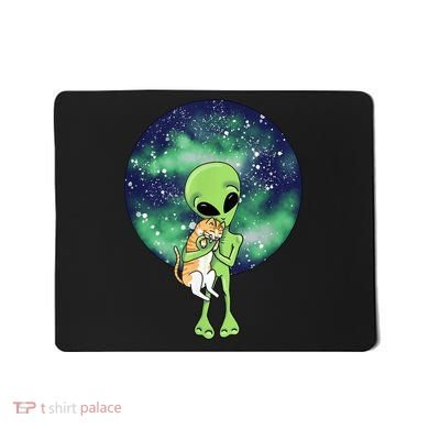 Alien And Cat Mousepad