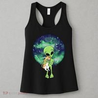 Alien And Cat Women's Tank Top thumb 3