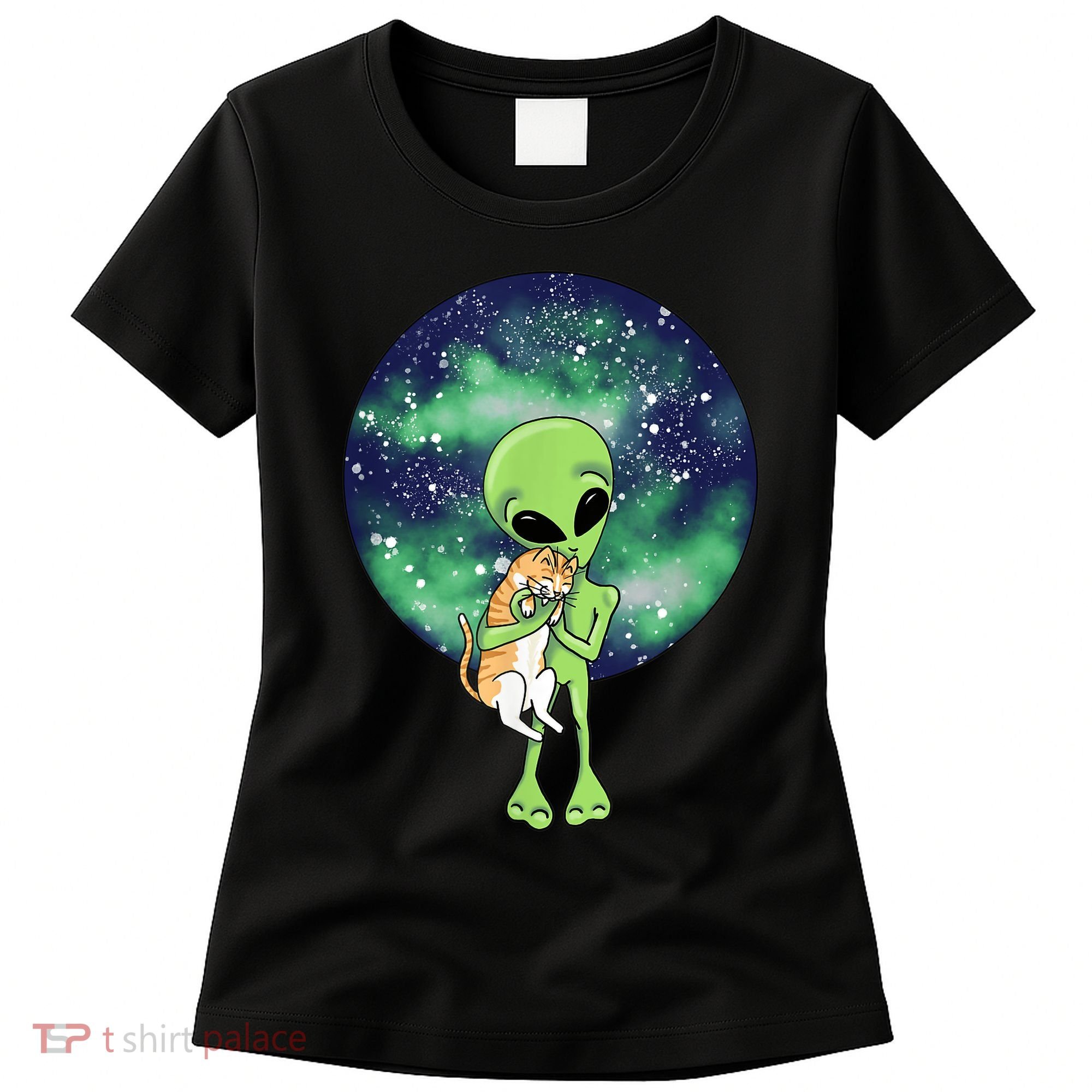 Alien And Cat Women's T-Shirt