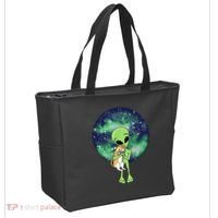 Alien And Cat Tote Bag thumb 2
