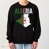 Algerian Algeria Country Map Flag Women's Sweatshirt thumb 0