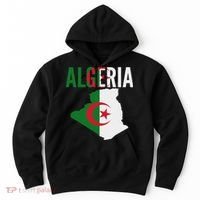Algerian Algeria Country Map Flag Hoodie thumb 0