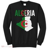 Algerian Algeria Country Map Flag Sweatshirt thumb 0