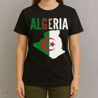 Algerian Algeria Country Map Flag T-Shirt thumb 4