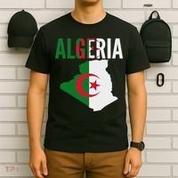 Algerian Algeria Country Map Flag T-Shirt thumb 6