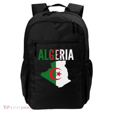 Algerian Algeria Country Map Flag Backpack