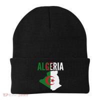 Algerian Algeria Country Map Flag Beanie thumb 0