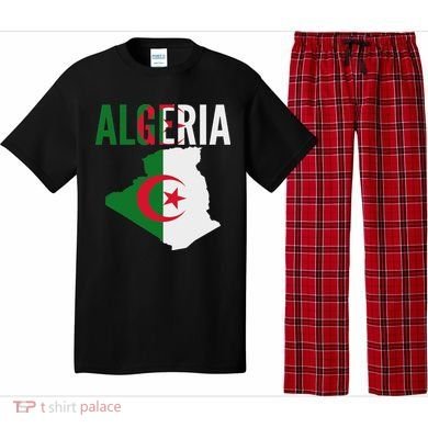 Algerian Algeria Country Map Flag Pajama Set