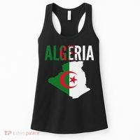Algerian Algeria Country Map Flag Women's Tank Top thumb 0