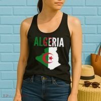 Algerian Algeria Country Map Flag Women's Tank Top thumb 2