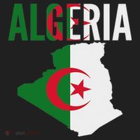 Algerian Algeria Country Map Flag Hat thumb 2