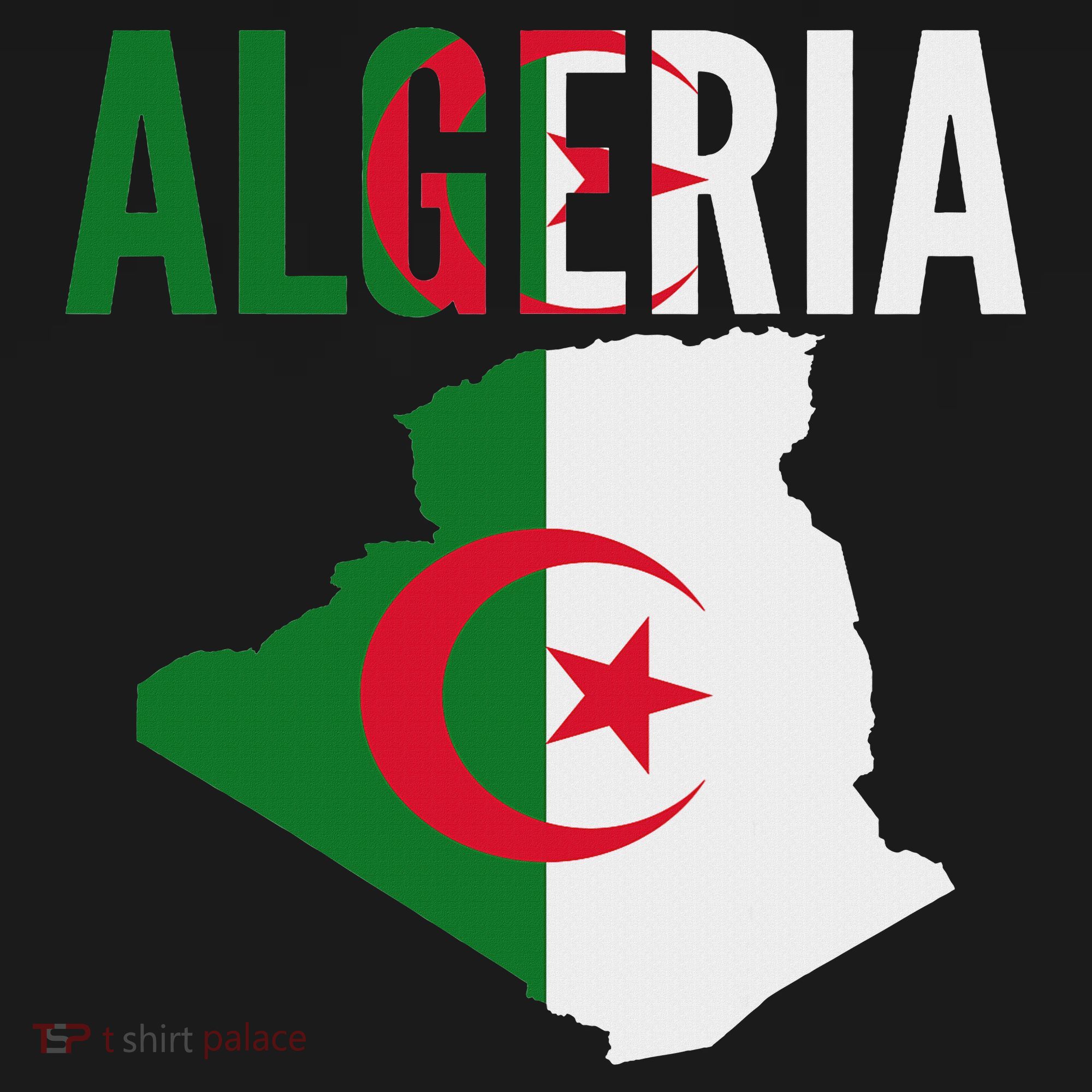 Algerian Algeria Country Map Flag Toddler T-Shirt