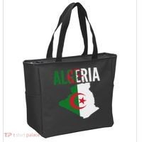 Algerian Algeria Country Map Flag Tote Bag thumb 2