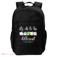 Autism Awareness Cat Its Ok To Be Different Autistic Backpack thumb 0