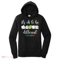 Autism Awareness Cat Its Ok To Be Different Autistic Women's Hoodie thumb 0