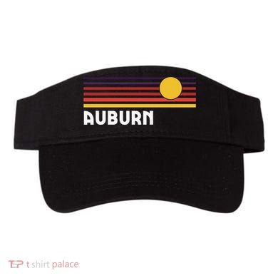 Auburn Alabama Classic Retro Vintage Style Sunset City Visor