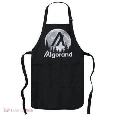 Algorand ALGO Coin Cryptocurrency Wilderness Full Moon Apron