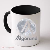 Algorand ALGO Coin Cryptocurrency Wilderness Full Moon Coffee Mug thumb 0