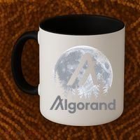 Algorand ALGO Coin Cryptocurrency Wilderness Full Moon Coffee Mug thumb 2