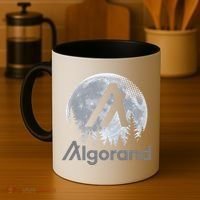 Algorand ALGO Coin Cryptocurrency Wilderness Full Moon Coffee Mug thumb 4