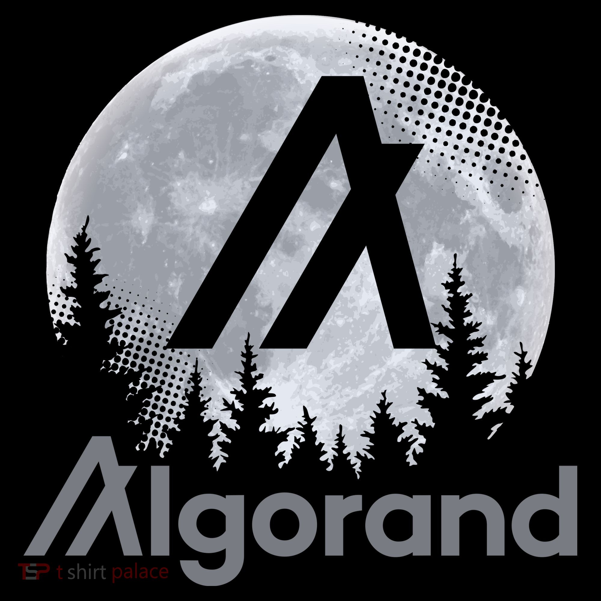 Algorand ALGO Coin Cryptocurrency Wilderness Full Moon Coffee Mug