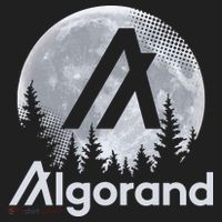 Algorand ALGO Coin Cryptocurrency Wilderness Full Moon Beanie thumb 2