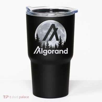 Algorand ALGO Coin Cryptocurrency Wilderness Full Moon Tumbler