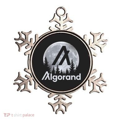 Algorand ALGO Coin Cryptocurrency Wilderness Full Moon Ornament